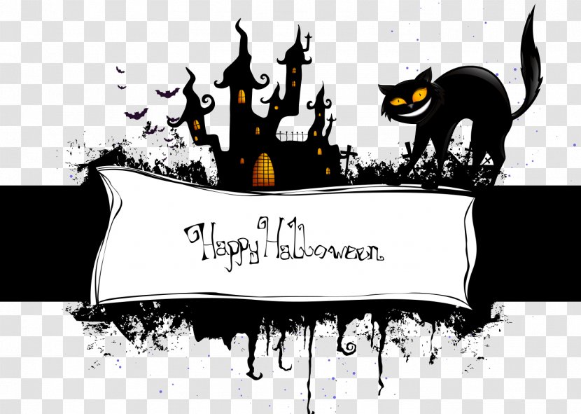 Halloween Wall Decal Party Poster - Advertising Transparent PNG