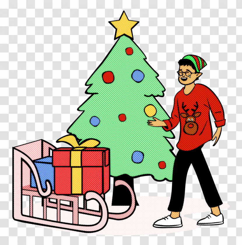 Christmas Christmas Tree Gifts Transparent PNG