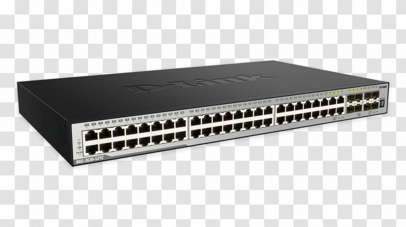 Power Over Ethernet Stackable Switch 10 Gigabit Small Form-factor Pluggable Transceiver - Computer Networking - Dlink Transparent PNG