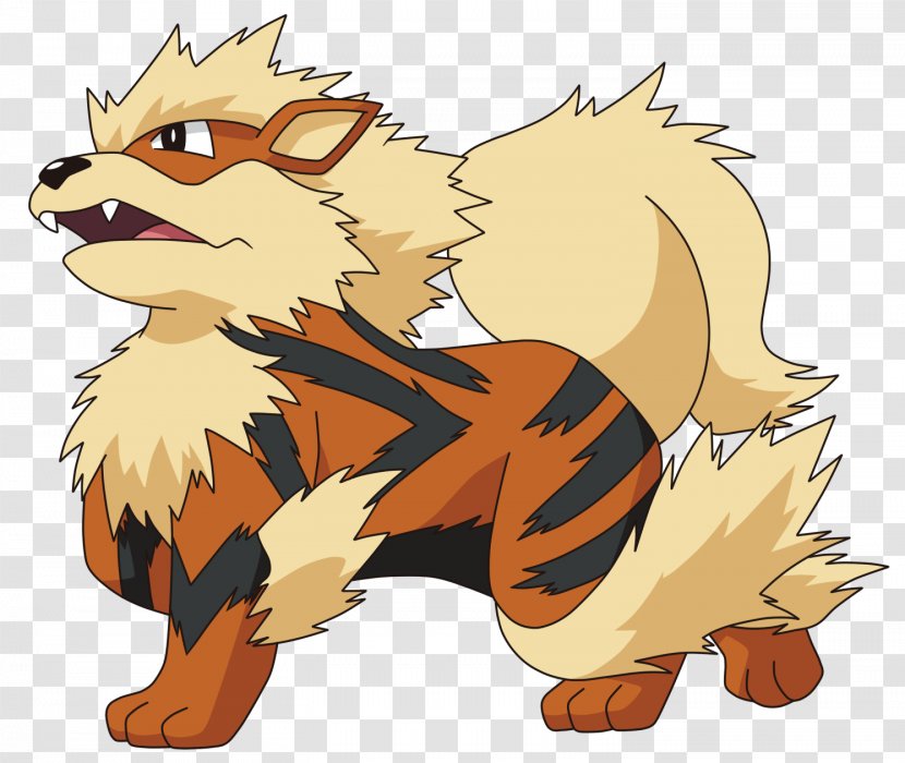Pokémon X And Y Arcanine Types Growlithe - Heart Transparent PNG