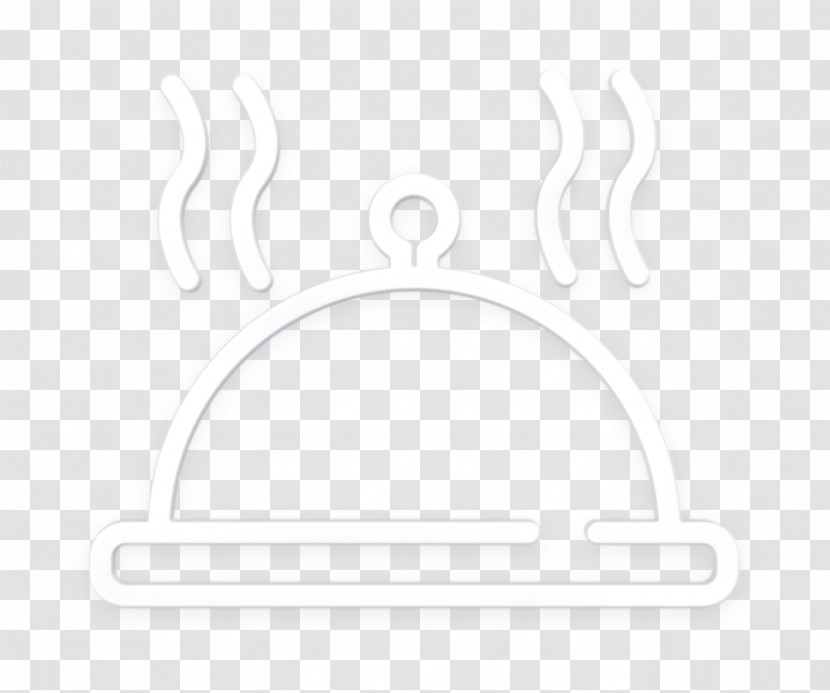 Lunch Icon Eating Icon Bell Covering Hot Dish Icon Transparent PNG