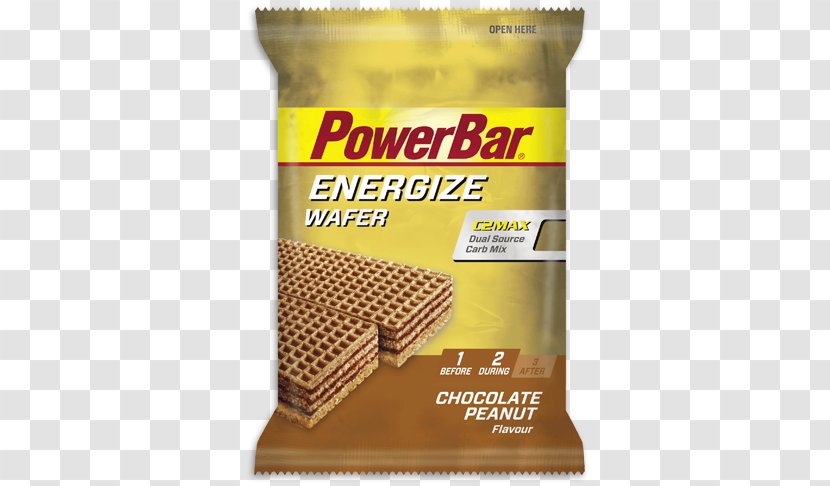 PowerBar Wafer Energy Bar Yoghurt Waffle - Gel - Chocolate Transparent PNG