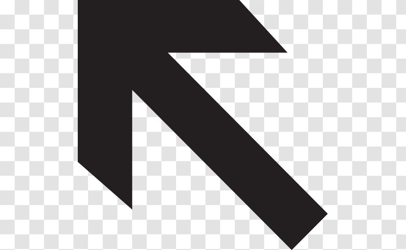 Arrow Sign - Black Transparent PNG