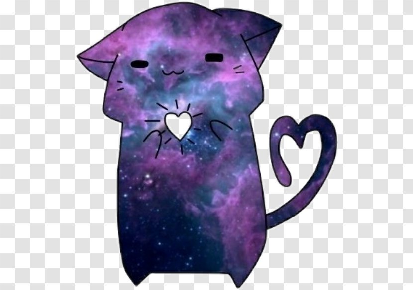 Cat Outer Space Tiger Kitten Yandex Search - Violet Transparent PNG