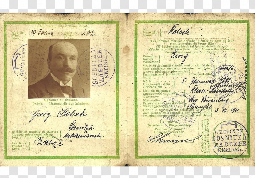 Identity Document - Upper Silesia Transparent PNG