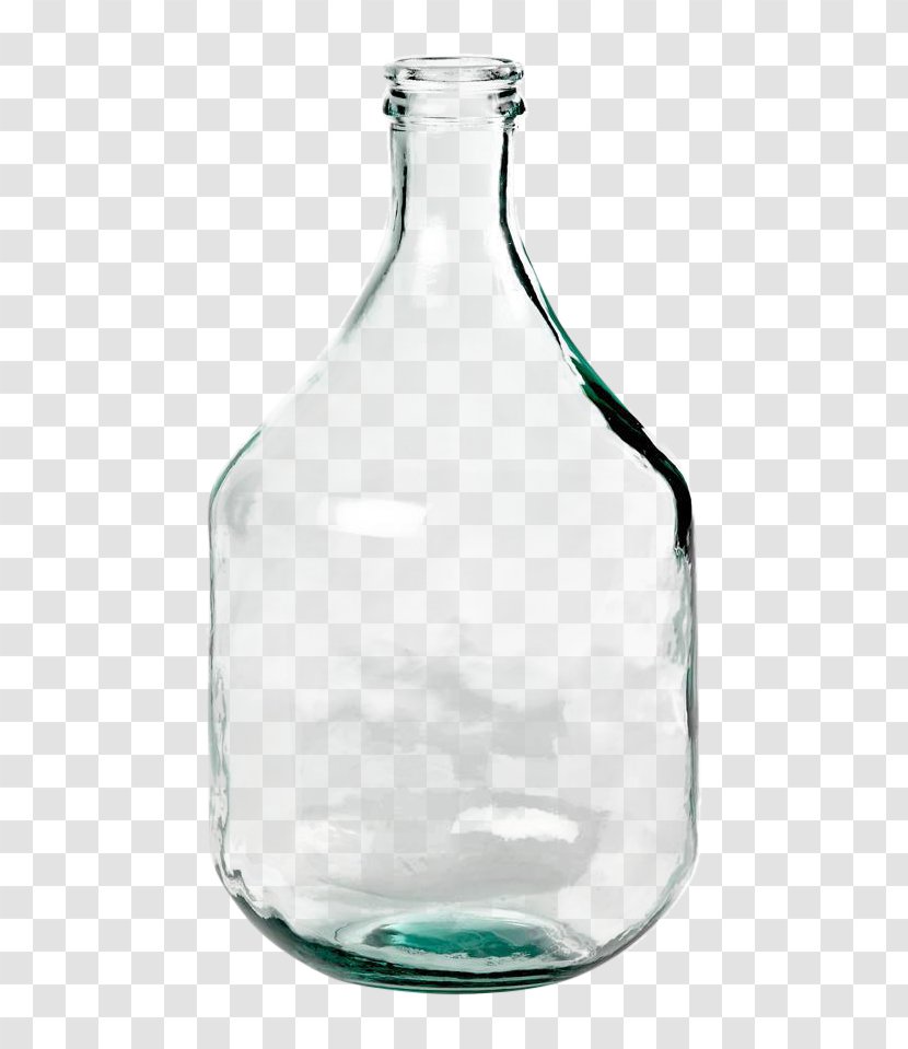 Glass Bottle Vase Decanter - Brass Transparent PNG