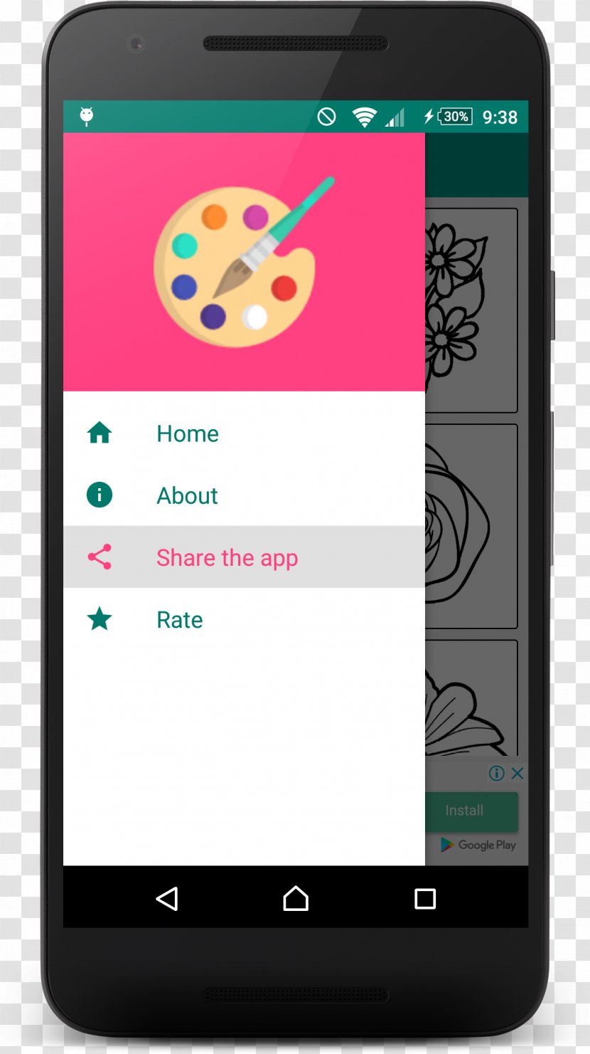 Feature Phone Android Screenshot Internet - Marshmallow - Kids Menu Transparent PNG