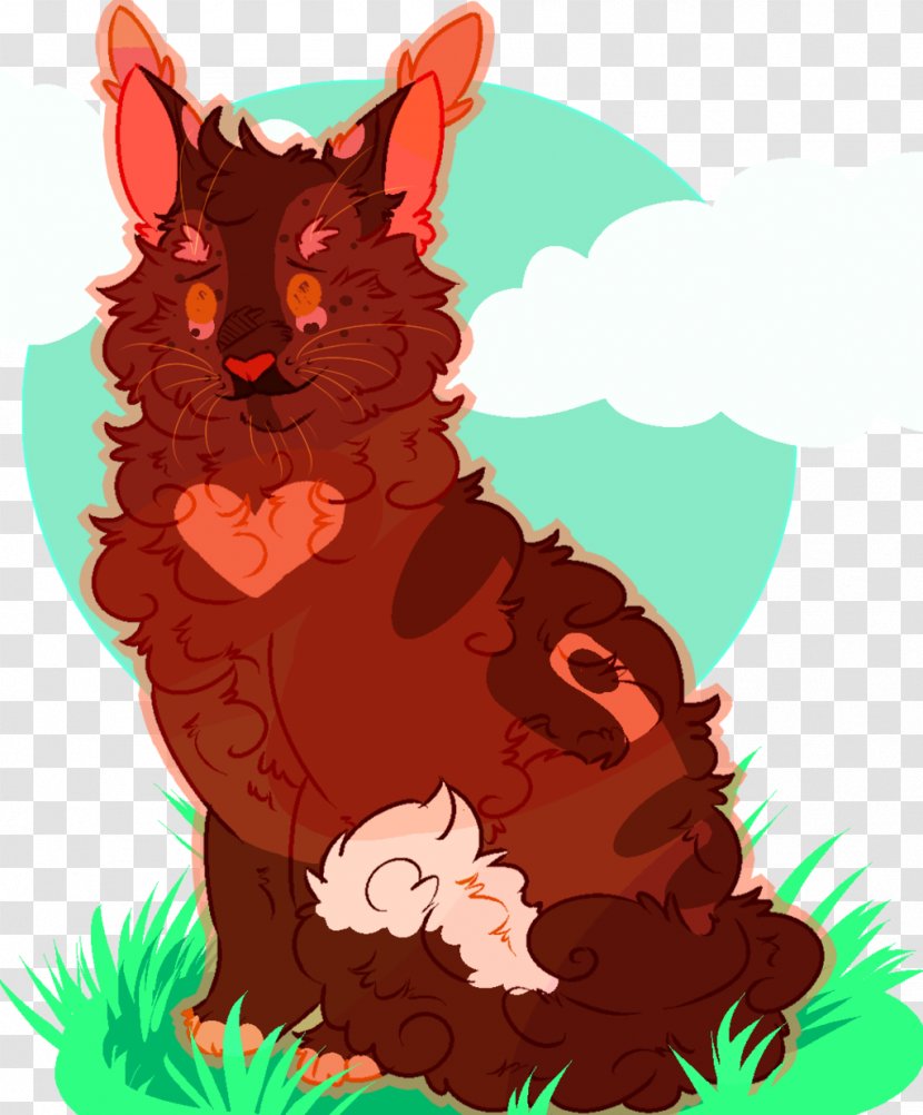 Whiskers Cat Canidae Illustration Clip Art - Fictional Character - Heart Good Boy Transparent PNG