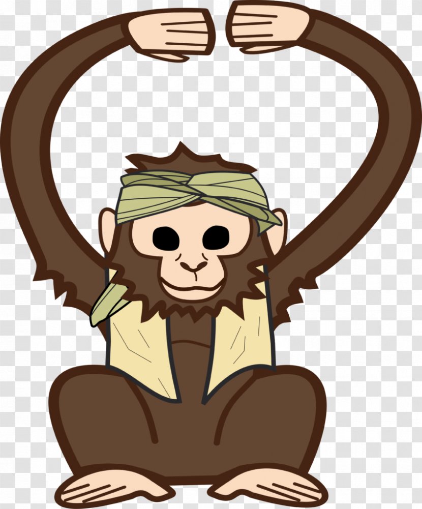 Monkey Illustration Music Ape Clip Art - Old World - Video Transparent PNG