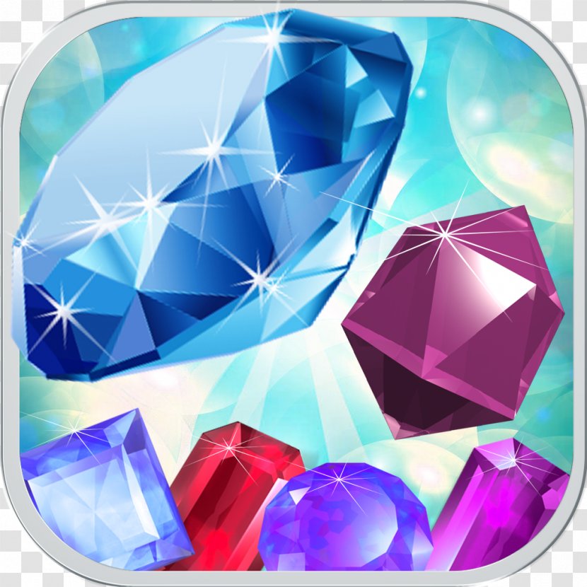 Gemstone Turquoise Cobalt Blue Aqua - Crystals Transparent PNG