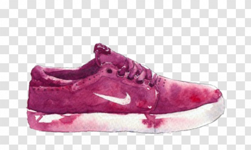 Shoe Sneakers Designer - Sport - Pink Shoes Transparent PNG