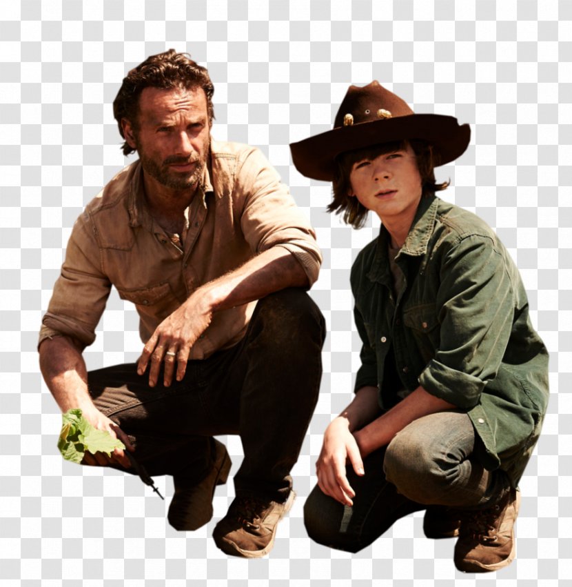 Carl Grimes Rick T-shirt Negan Michonne - Human Behavior - TWD File Transparent PNG