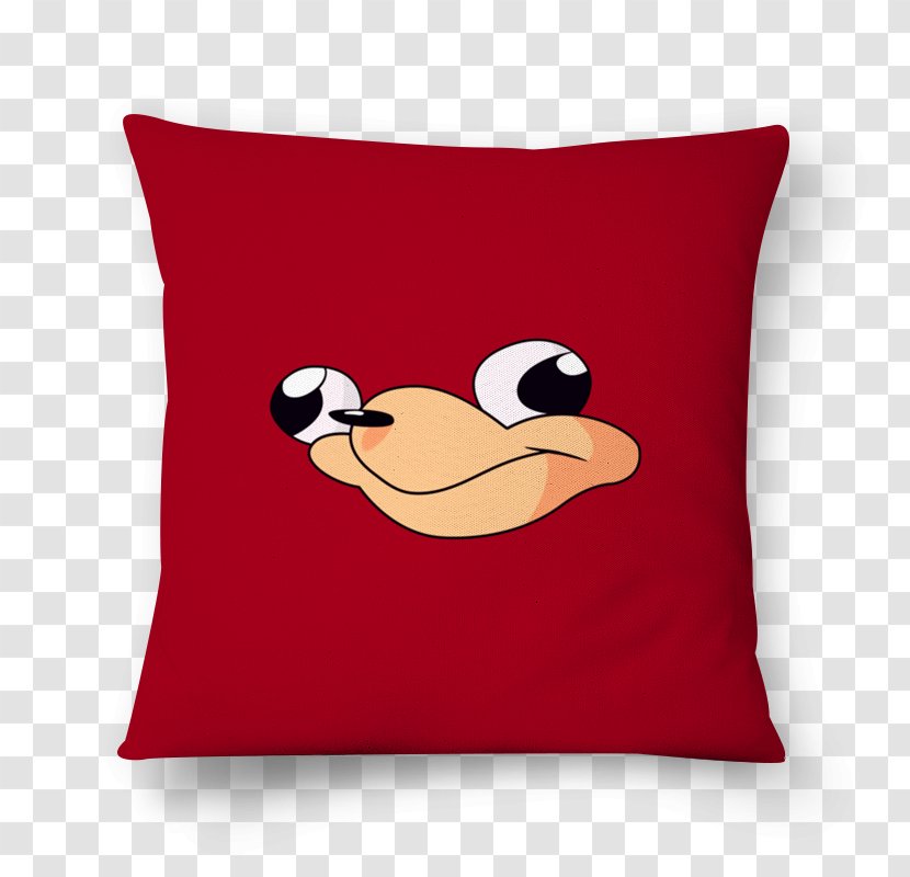 Throw Pillows Knuckles The Echidna Cushion TeePublic - Mobile Phone Accessories - Pillow Transparent PNG