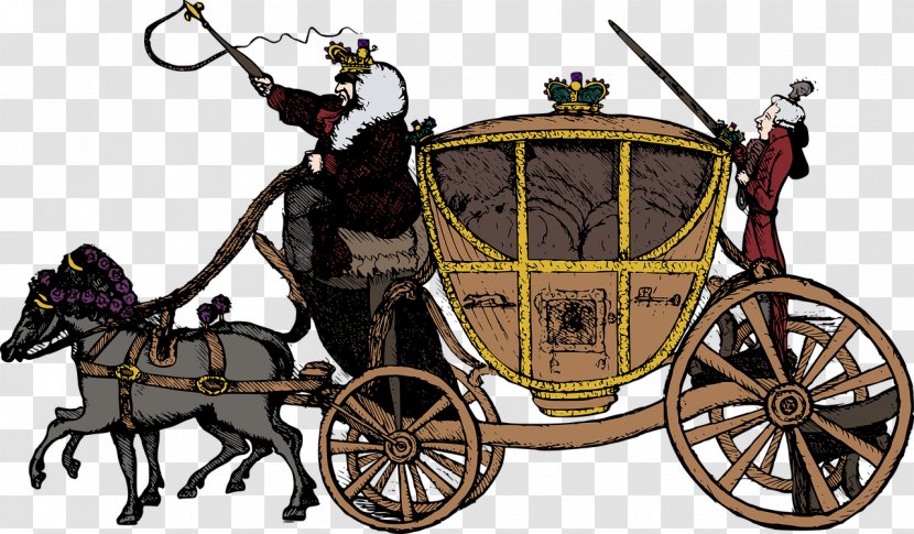 Carriage Horse And Buggy Chariot Fairy Tale Clip Art - Coach - Tales Horses Transparent PNG