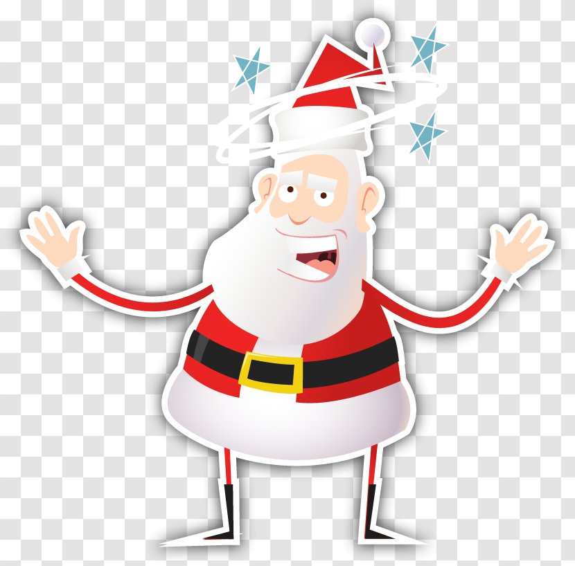 Santa Claus A Visit From St. Nicholas Sled Christmas Clip Art - Snowman - And His Sleigh Pictures Transparent PNG