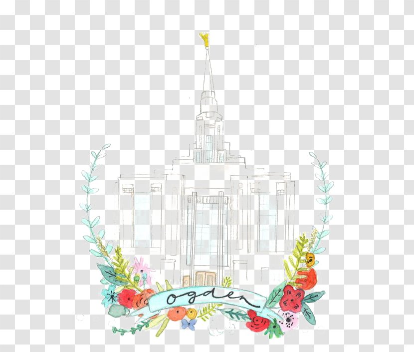 Ogden Utah Temple - Branch - Palace Transparent PNG