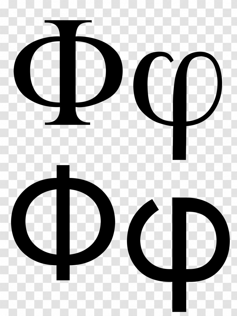 Phi Greek Alphabet Letter Case Psi - Theta - Symbol Transparent PNG