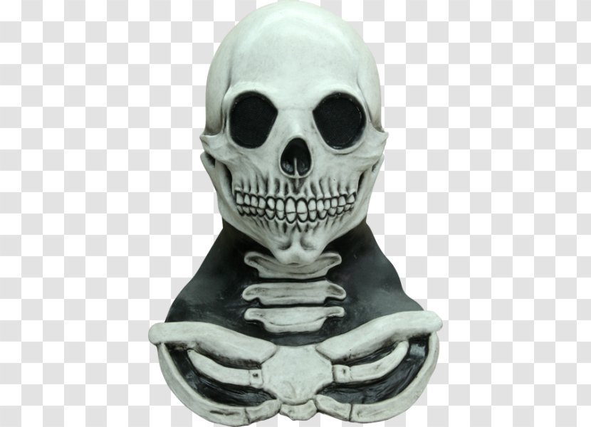Skull Mask Halloween Costume Calavera Skeleton Transparent PNG