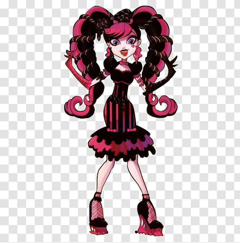 Monster High Draculaura Doll Frankie Stein Ever After - Costume Design Transparent PNG