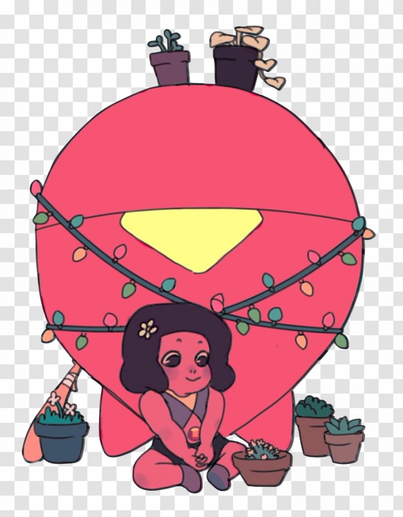 Steven Universe Room For Ruby Fan Art Back To The Kindergarten Character - Watercolor - Silhouette Transparent PNG