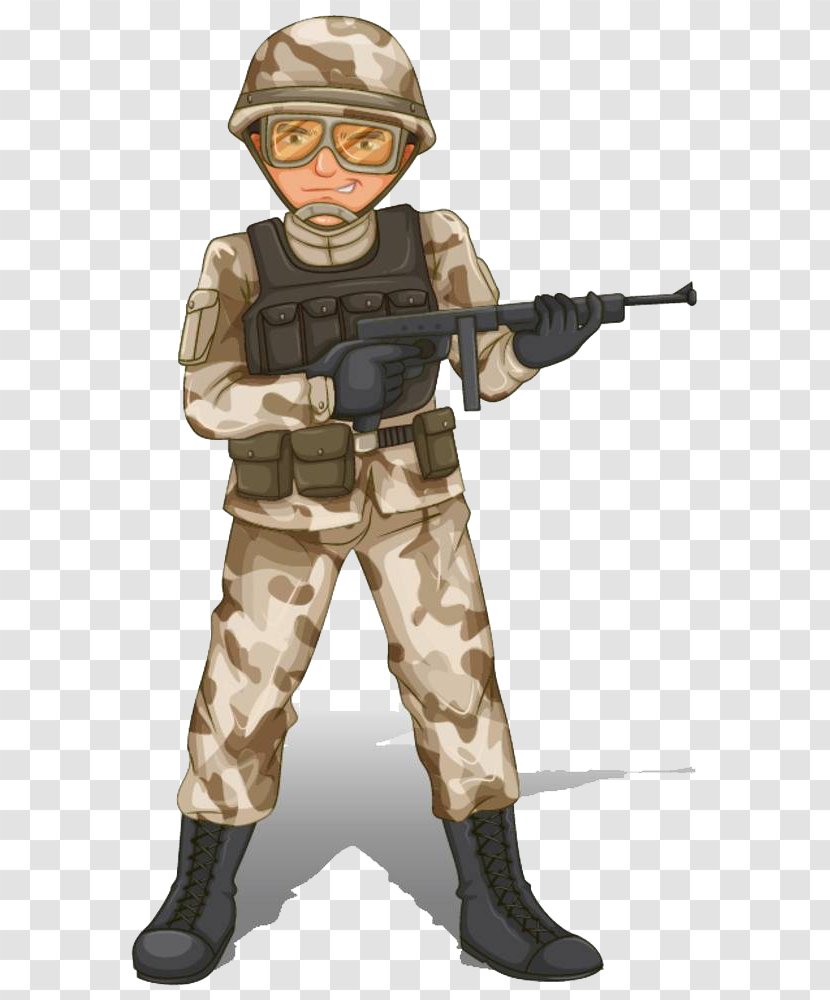 Soldier Royalty-free Clip Art - Militia - Soldiers Armed With Guns Transparent PNG