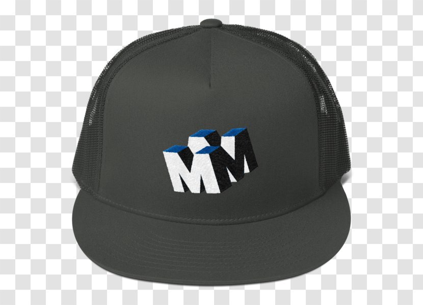 Baseball Cap Trucker Hat Embroidery - Black Transparent PNG