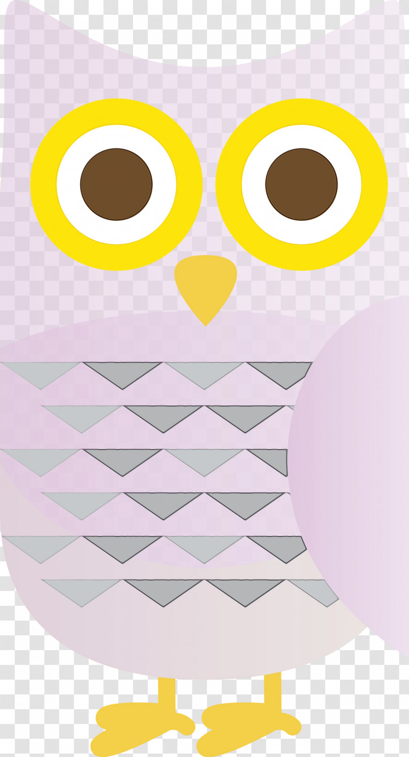 Owl M Yellow Meter Beak Pattern Transparent PNG