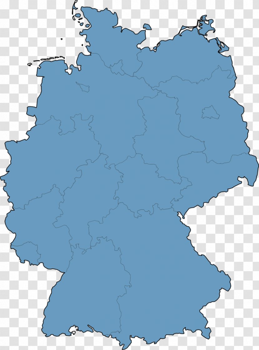 Brandenburg Map States Of Germany Central Geography - Lower Sorbian Transparent PNG