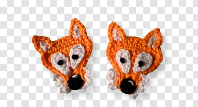 Red Fox Crochet Sewing Knitting Paper - Patterns Transparent PNG