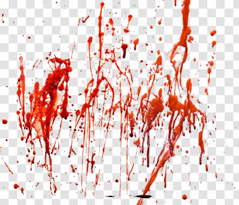 Blood Clip Art - Red Paint Transparent PNG