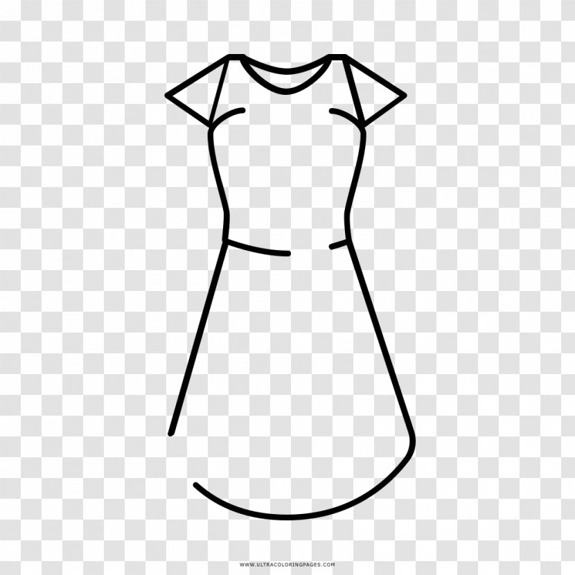 Dress Sleeve Drawing Line Art Coloring Book - Fashion Transparent PNG