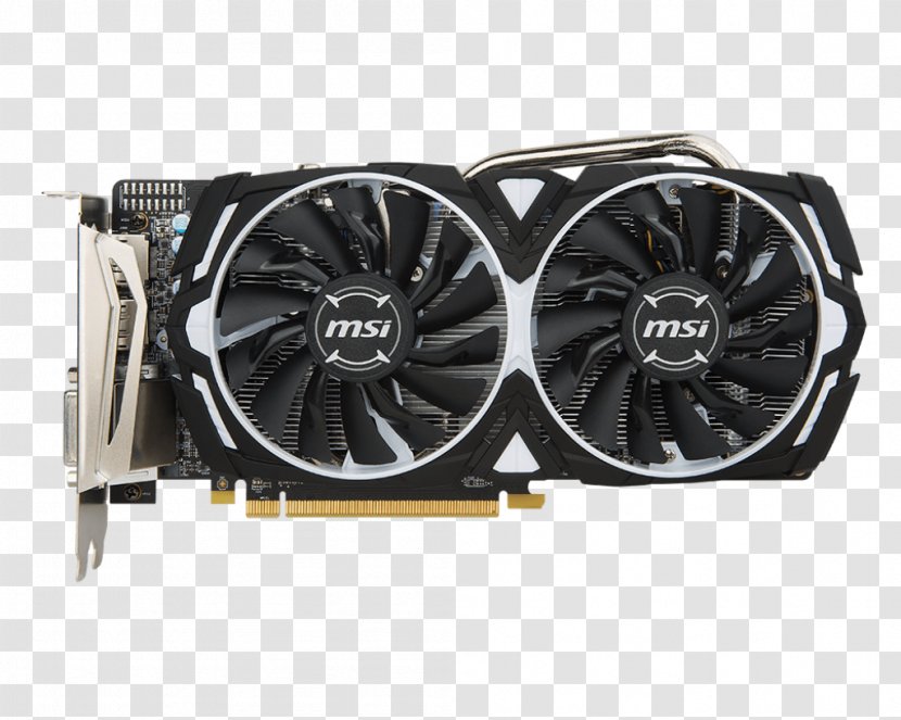 Graphics Cards & Video Adapters GDDR5 SDRAM AMD Radeon RX 570 Msi Gaming Rx 8gb Gddr5 256bit Directx 12 Card - Processing Unit Transparent PNG