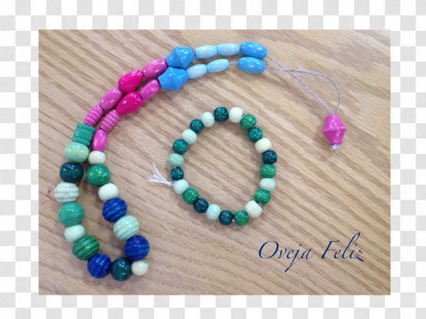 Turquoise Bead Bracelet Necklace - Hilo Transparent PNG