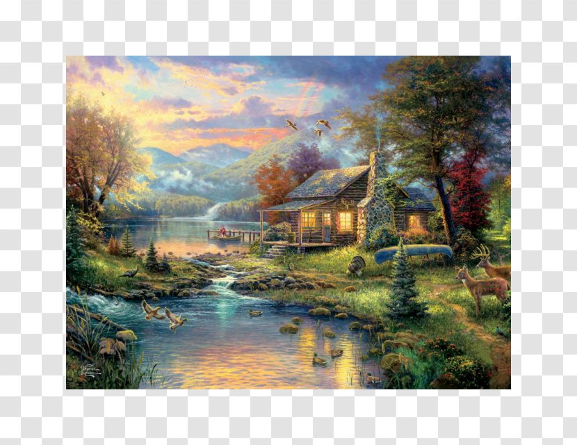 Jigsaw Puzzles Painting Blessings Artist - Nature Transparent PNG