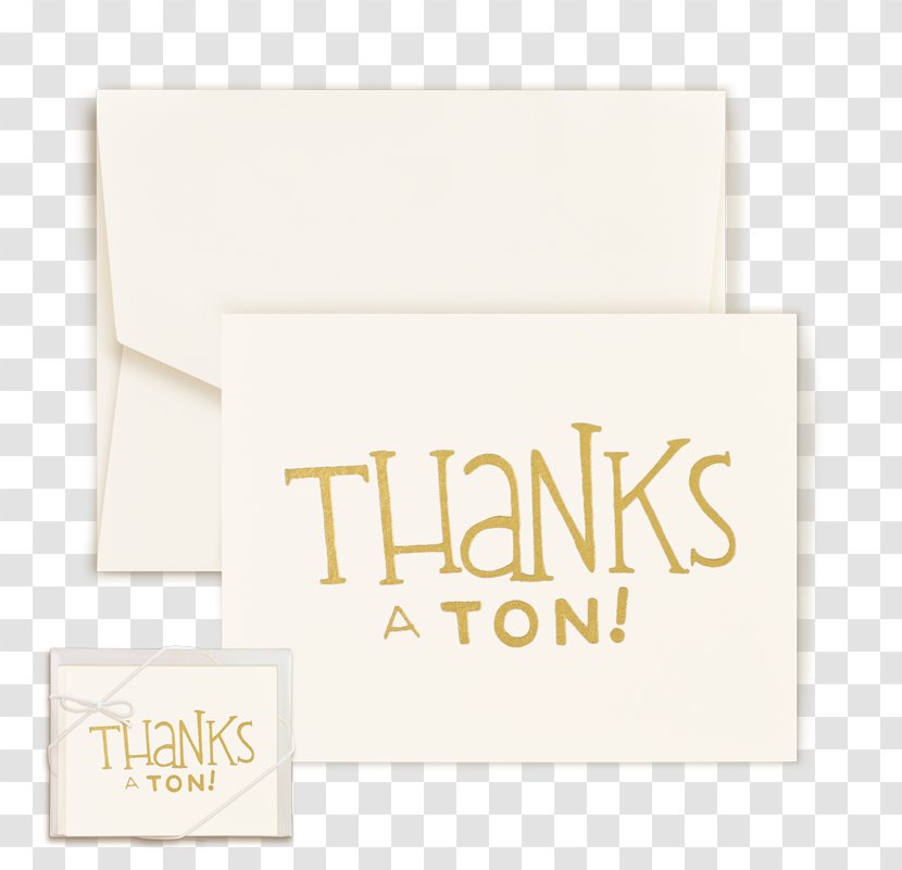 Material Brand Gold Leaf Font - Thank You Transparent PNG