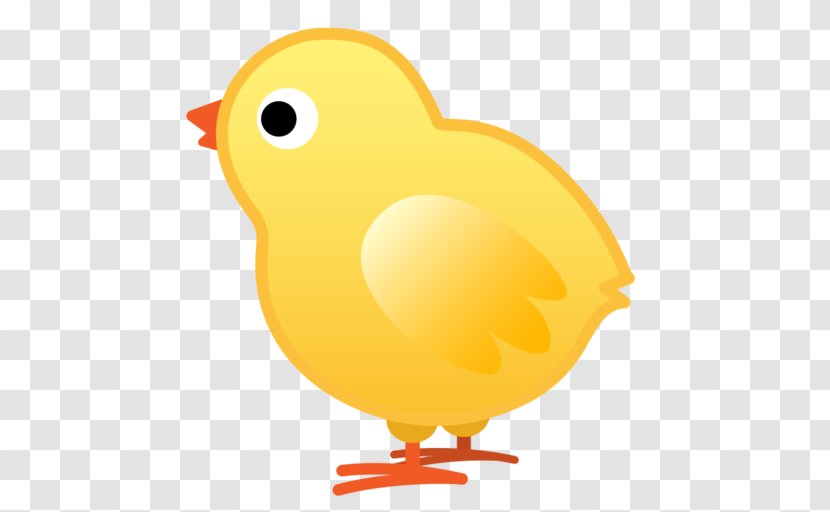 Chicken Bird Emoji Food - Yellow - Nougat Cartoon Transparent PNG