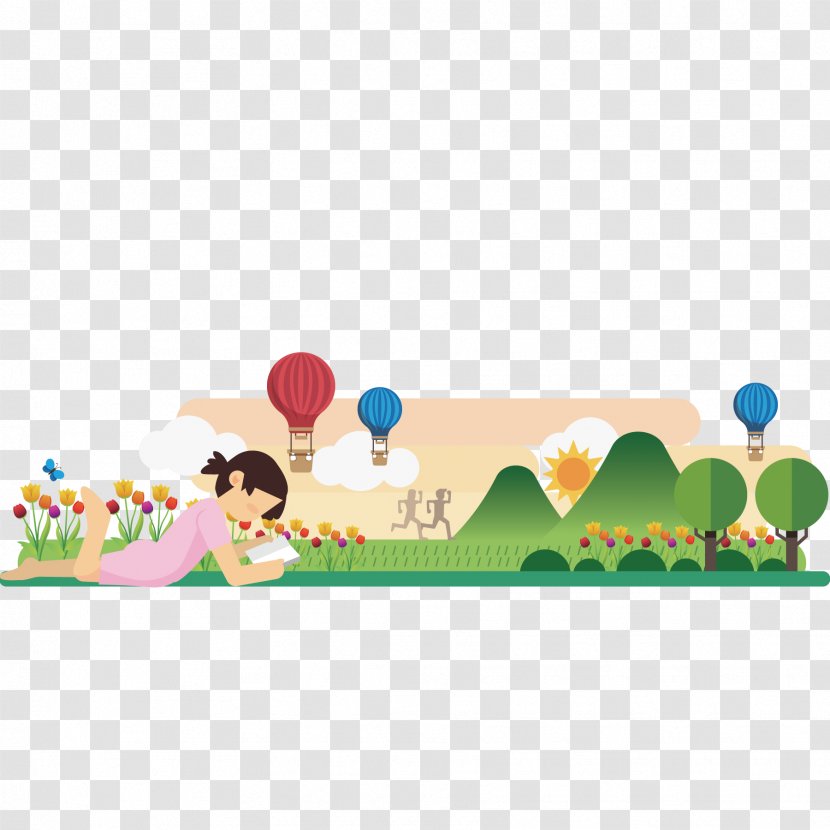 Park Photography Illustration - Stock - Read The Characters On Grass Transparent PNG