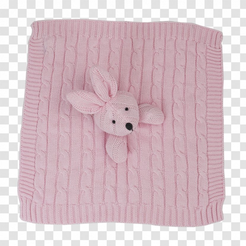 Cable Knitting Blanket Toy Textile - Heart Transparent PNG
