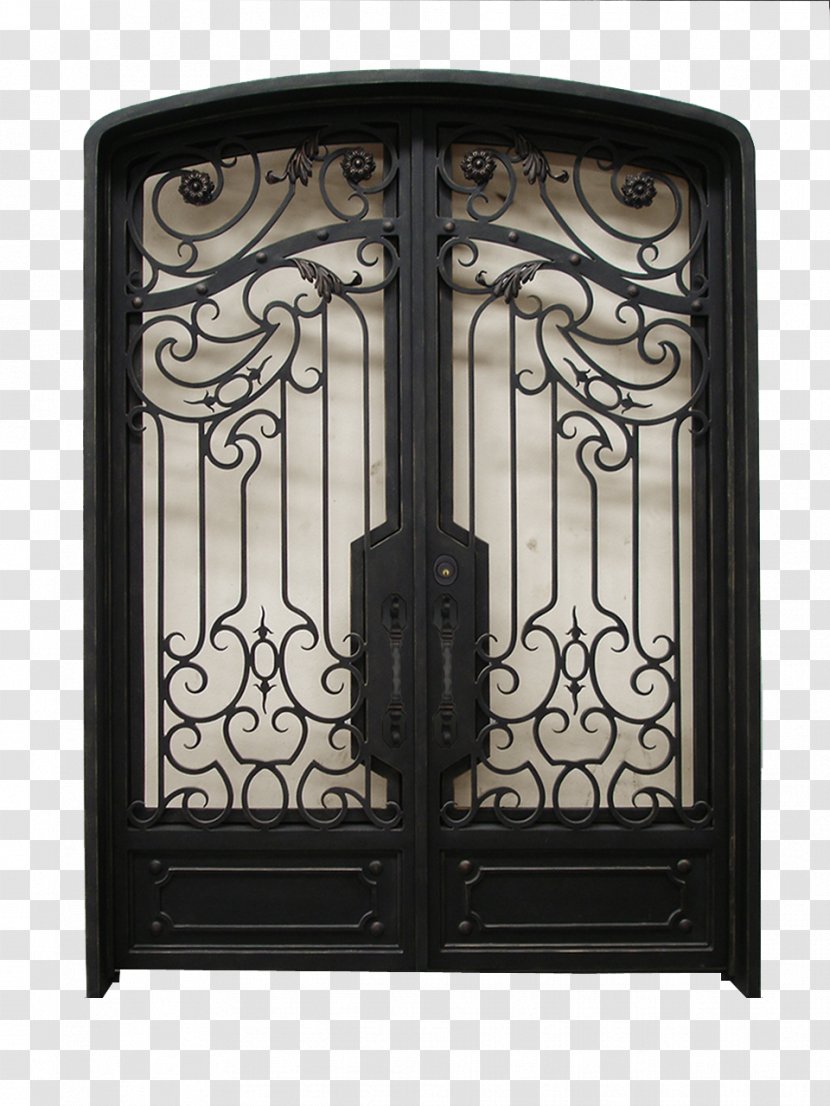 Wrought Iron Door Window Steel - Forging - Arch Transparent PNG