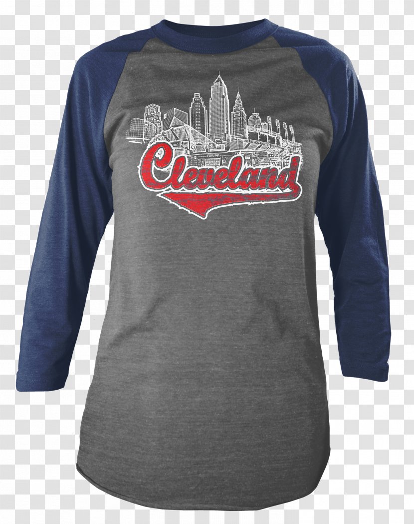 Long-sleeved T-shirt Hoodie Cleveland - Active Shirt Transparent PNG