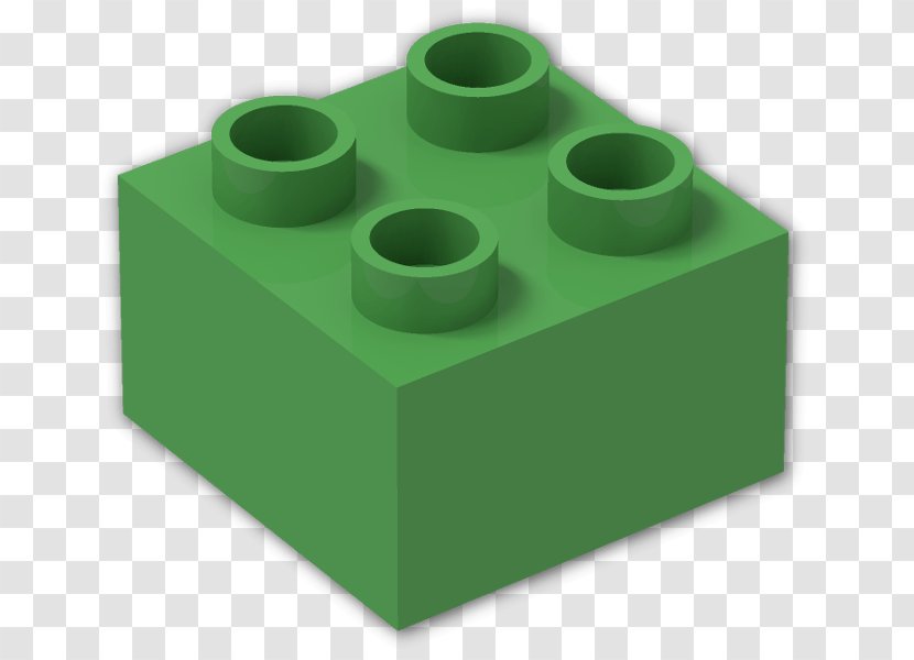 Lego Duplo White Green Blue - Cylinder Transparent PNG
