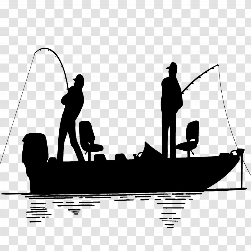 Bass Fishing Wedding Cake Topper Vessel Silhouette Transparent PNG