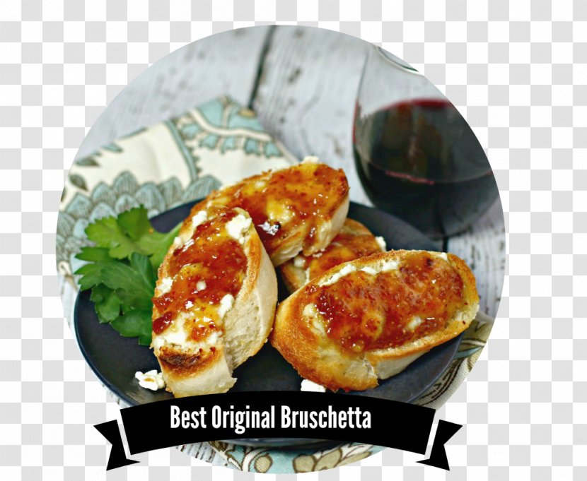 Dish Crostino Bruschetta French Cuisine Prosciutto - Food - Cheese Transparent PNG