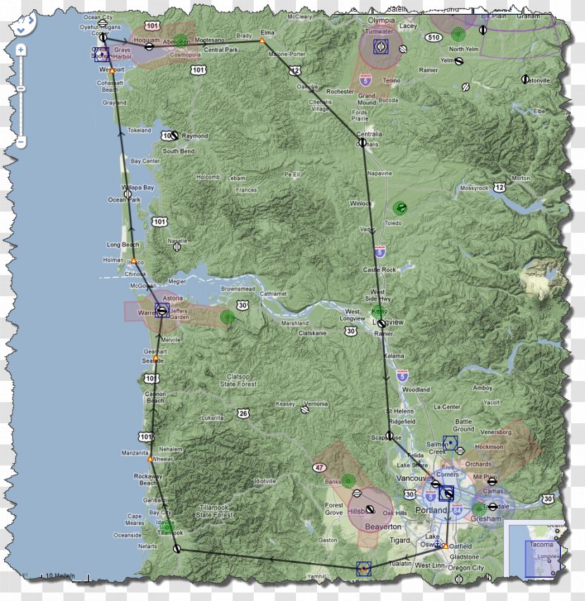 National Park Land Lot Map Water Resources - Biome Transparent PNG