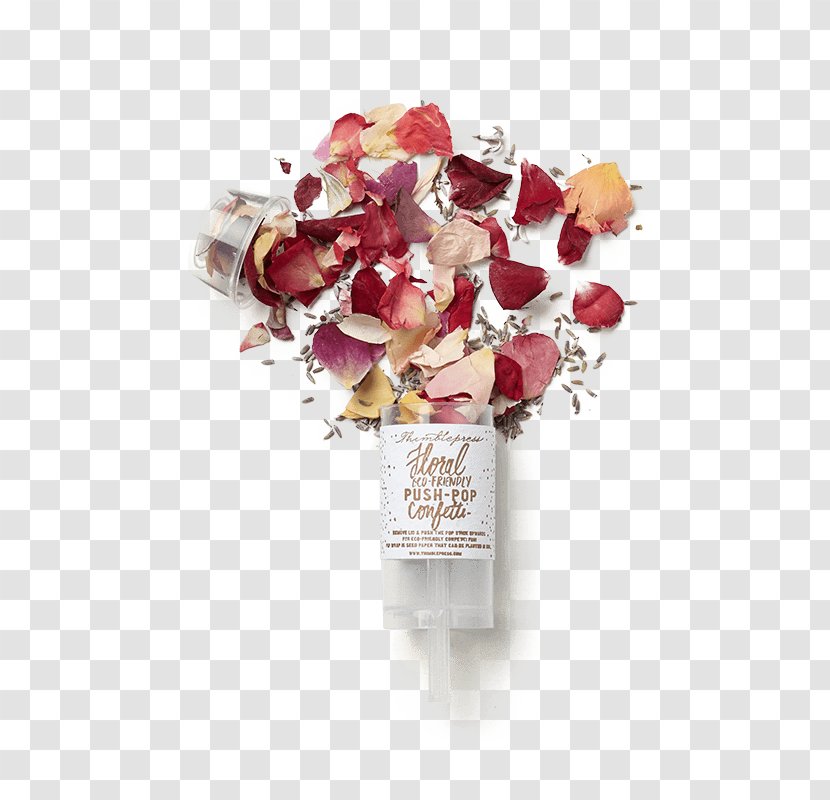 Garden Roses Petal Cut Flowers Confetti - Artificial Flower Transparent PNG