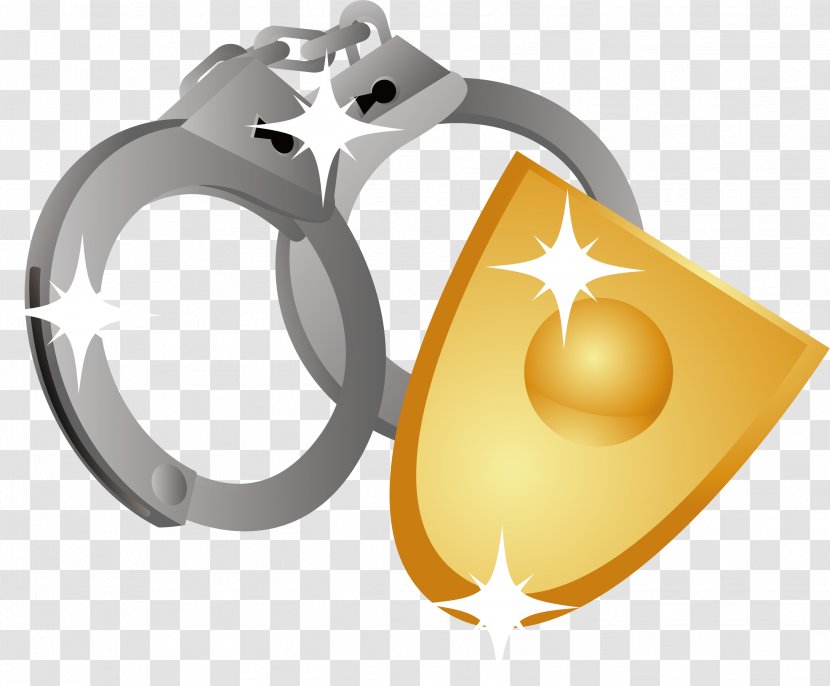 Euclidean Vector Gold Money Icon - Gratis - Handcuffs Elements Transparent PNG