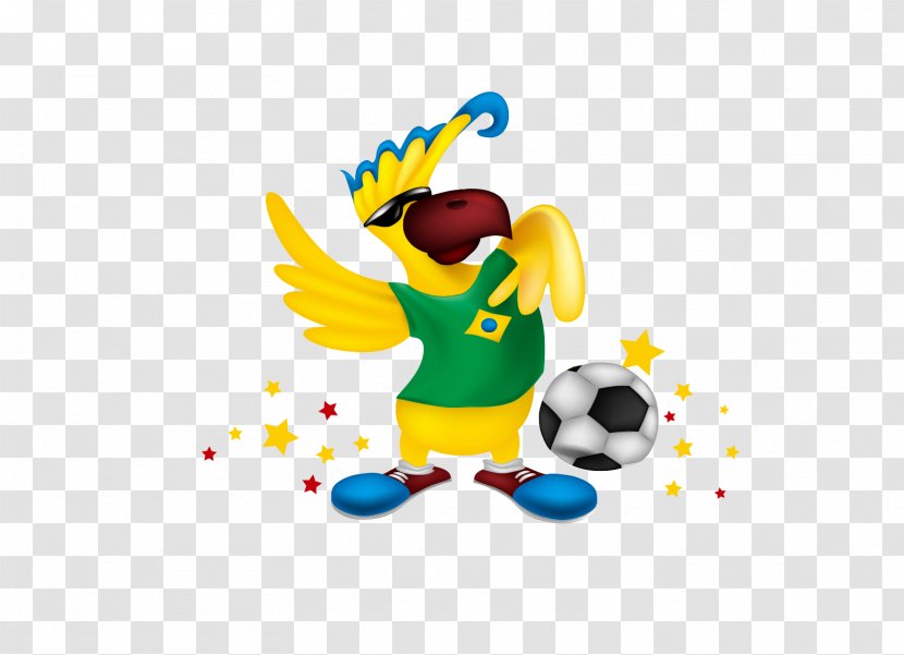 2014 FIFA World Cup Brazil Parrot Clip Art - Material Transparent PNG