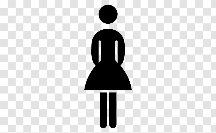 Toilet Pictogram Sticker - Squat - Cartoon Pregnant Woman Transparent PNG