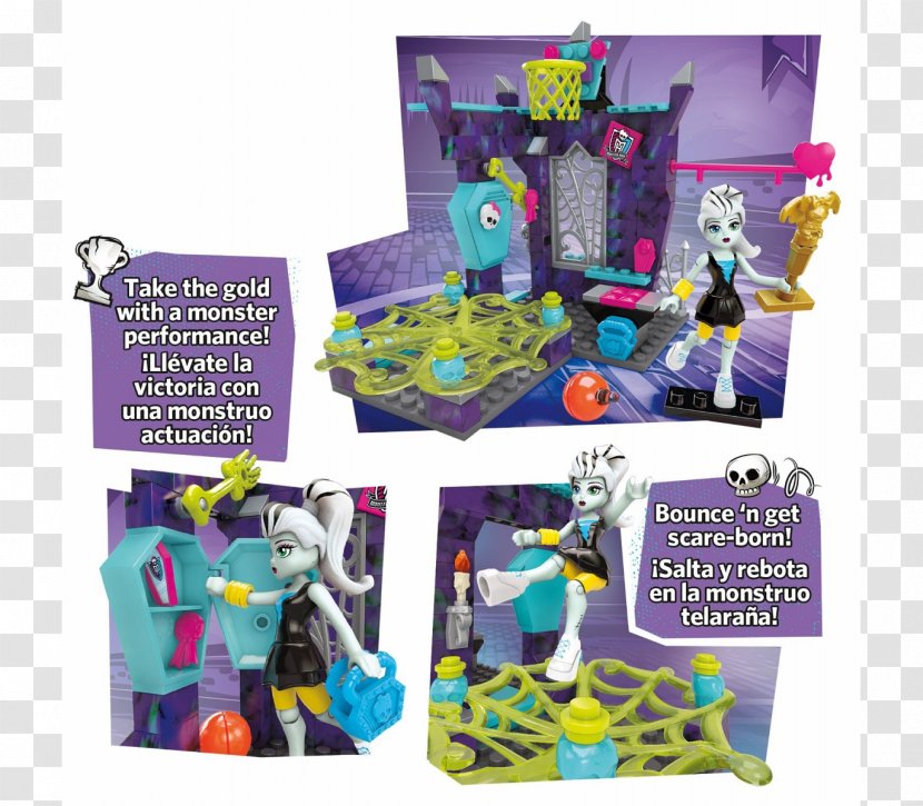 Frankie Stein Doll Mattel Monster High Mega Brands Transparent PNG