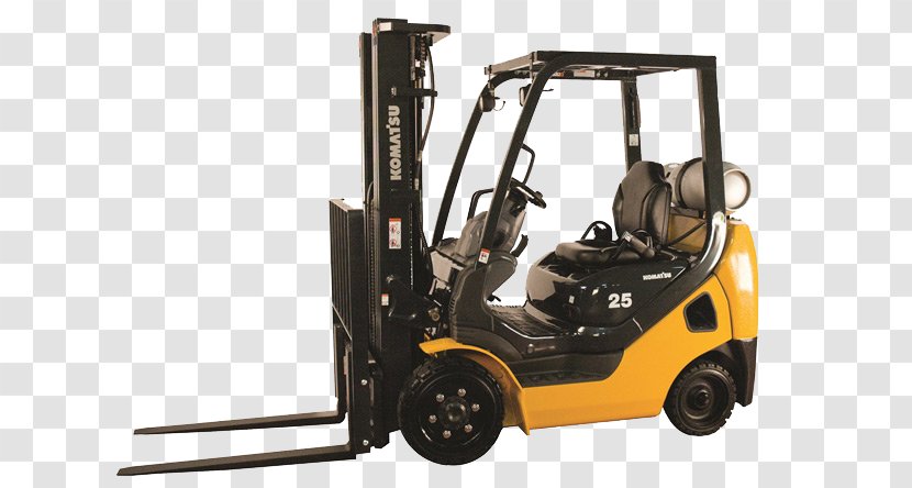 Komatsu Limited Forklift Architectural Engineering Heavy Machinery Material Handling - Automotive Exterior Transparent PNG